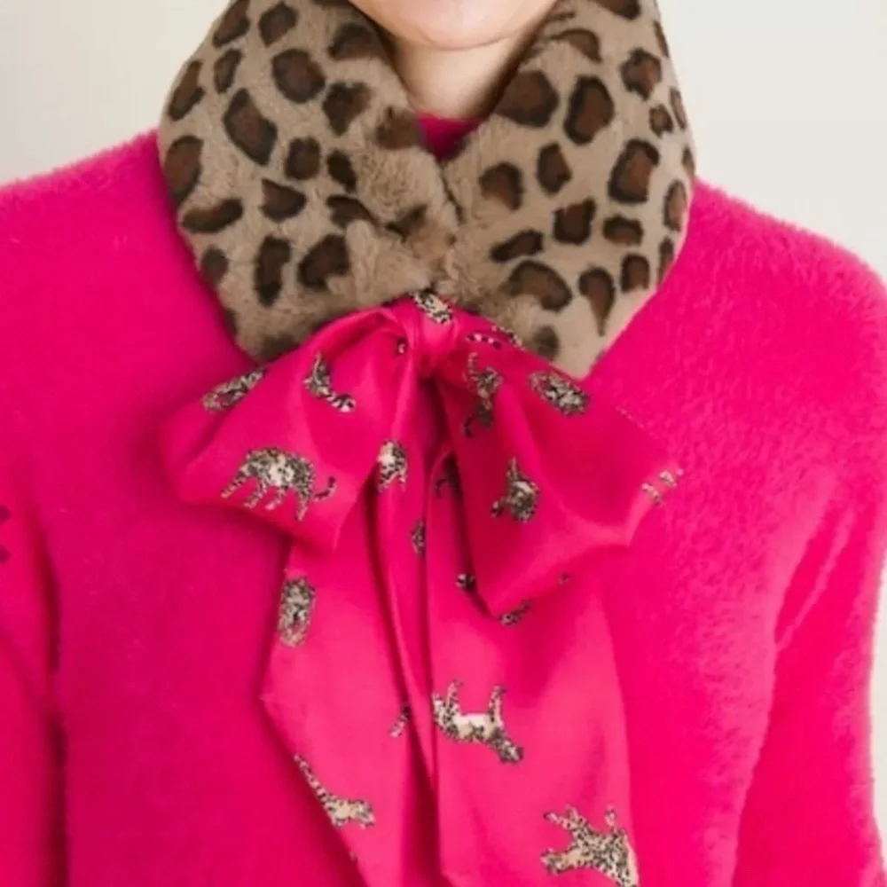 Chico’’s Faux Fur Collar NWOT